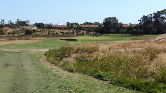 The 12th tee at Royal Adelaide Golf Club