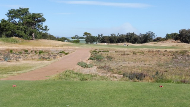 The 13th tee at Royal Adelaide Golf Club