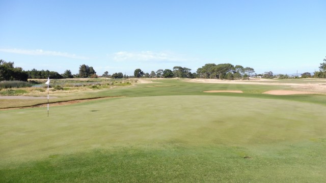 The 15th green at Royal Adelaide Golf Club