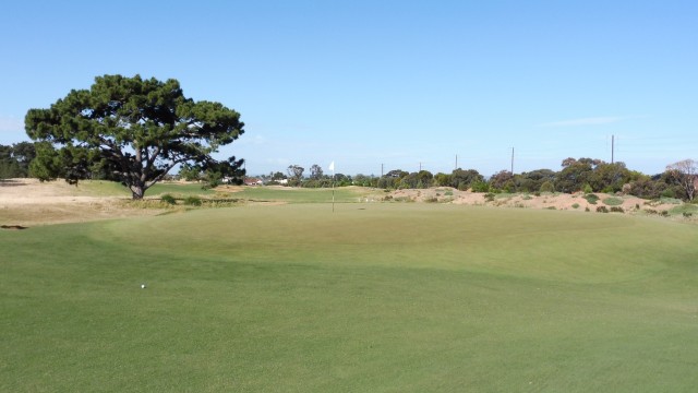 The 16th green at Royal Adelaide Golf Club