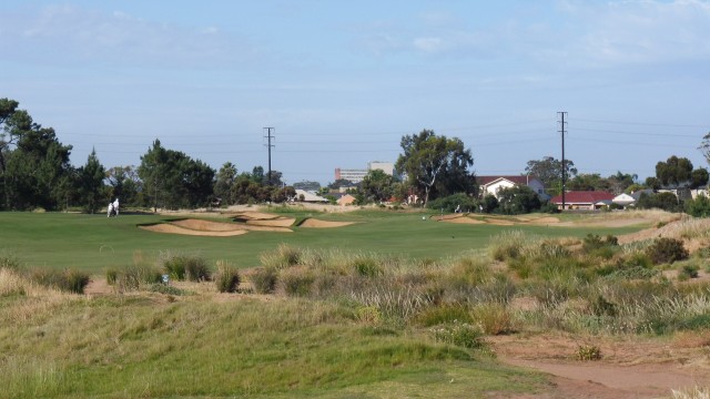 The 17th tee at Royal Adelaide Golf Club