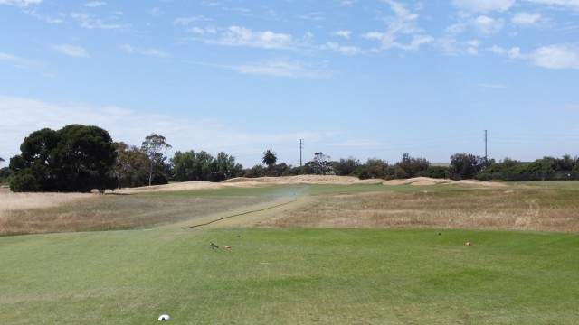 The 1st tee at Royal Adelaide Golf Club