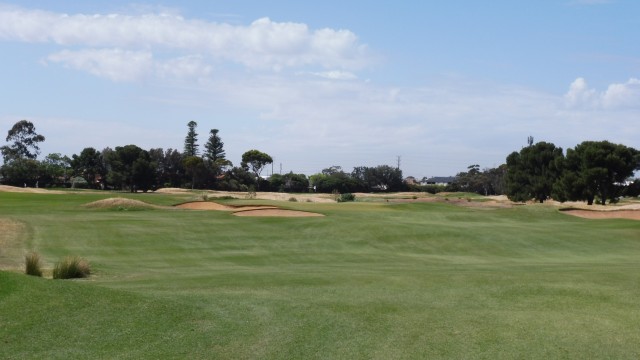 The 4th fairway at Royal Adelaide Golf Club