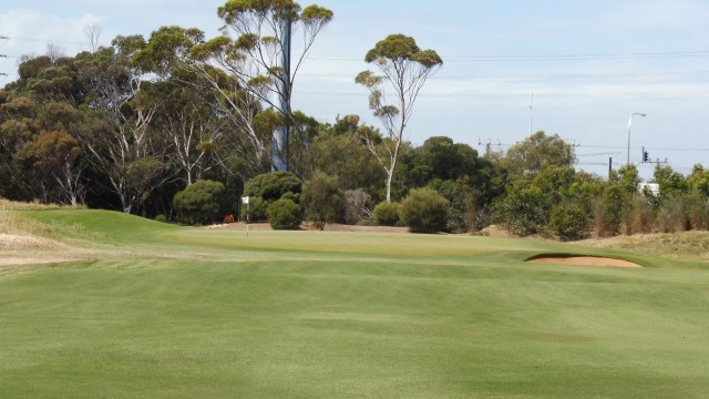 The 5th green at Royal Adelaide Golf Club