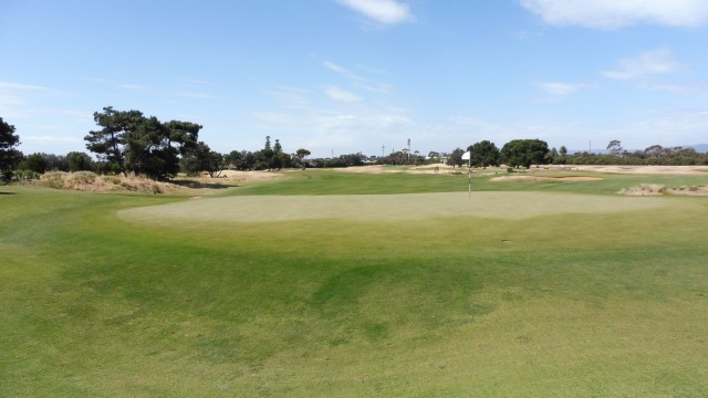 The 6th green at Royal Adelaide Golf Club