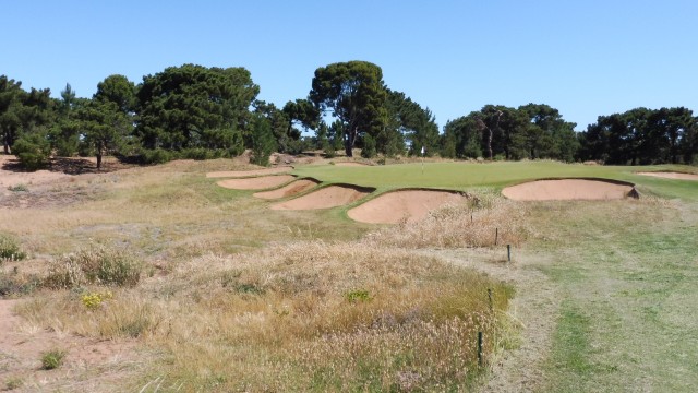 The 7th green at Royal Adelaide Golf Club