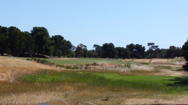 The 9th Tee at Royal Adelaide Golf Club