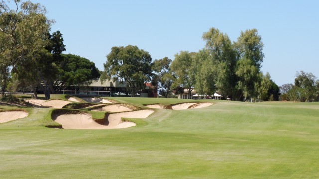 The 18th fairway at The Grange Golf Club East