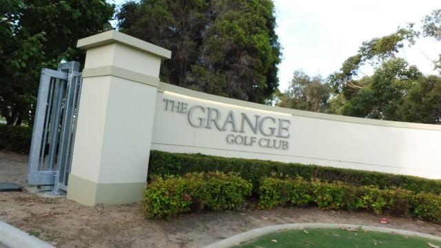 Entrance to The Grange Golf Club