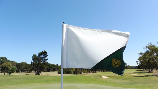 The pinflag at The Grange Golf Club