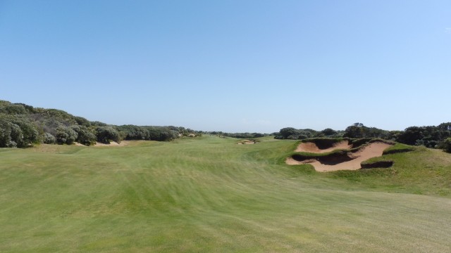 The 11th fairway at Thirteenth Beach Golf Links Beach Course