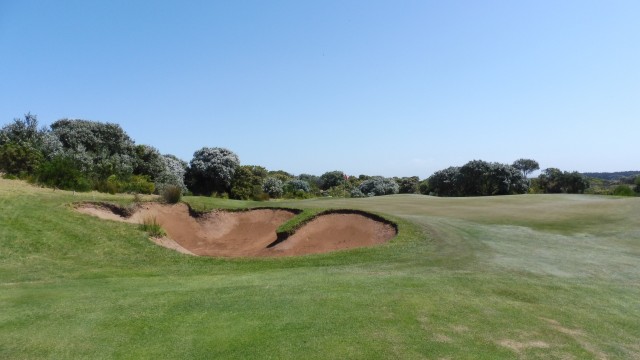 The 11th green at Thirteenth Beach Golf Links Beach Course