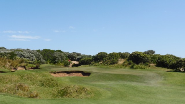 The 12th green at Thirteenth Beach Golf Links Beach Course