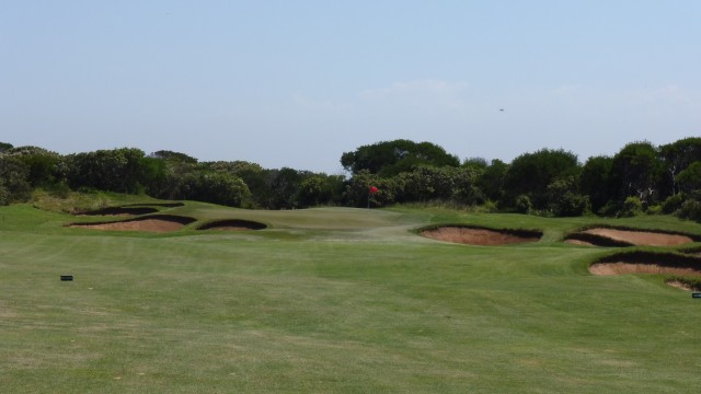 The 13th fairway at Thirteenth Beach Golf Links Beach Course