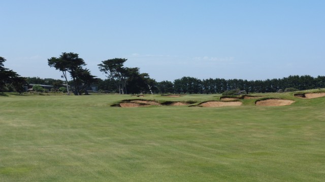 The 14th fairway at Thirteenth Beach Golf Links Beach Course