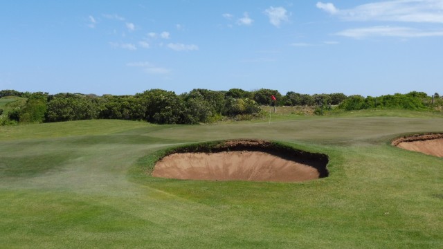 The 15th Green at Thirteenth Beach Golf Links Beach Course