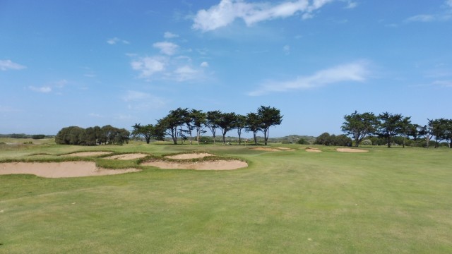 The 4th fairway at Thirteenth Beach Golf Links Beach Course