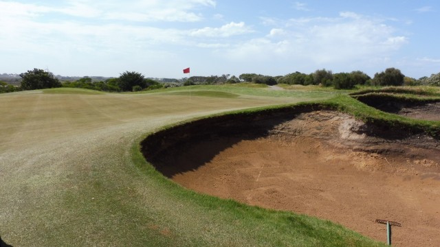 the 5th Green at Thirteenth Beach Golf Links Beach Course