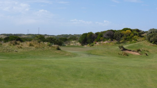 The 6th Green at Thirteenth Beach Golf Links Beach Course