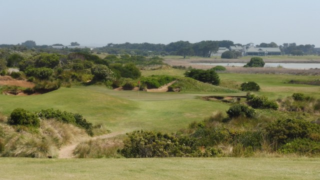 The 7th tee at Thirteenth Beach Golf Links Beach Course