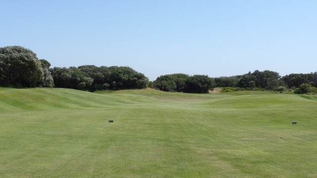 The 8th fairway at Thirteenth Beach Golf Links Beach Course