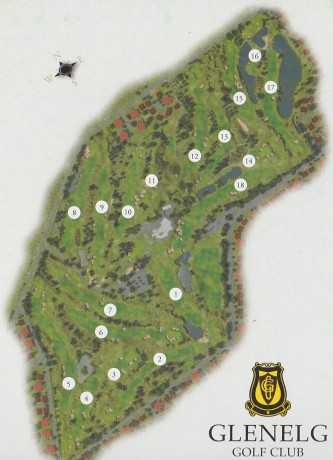 Map of Glenelg Golf Club