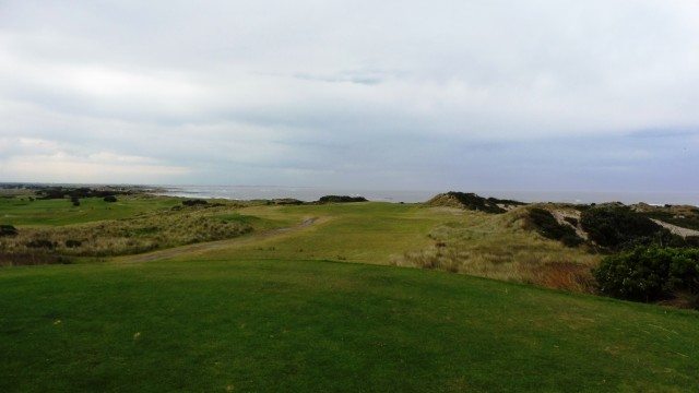 The 14th tee at Port Fairy Golf Links