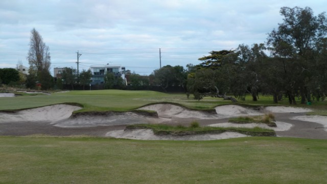 The 18th fairway at Woodlands Golf Club