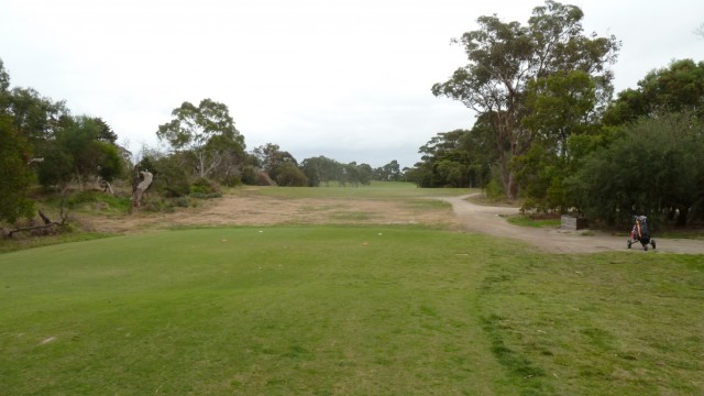 The 9th tee at Woodlands Golf Club