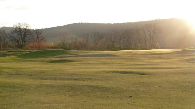 The 17th green at Yering Meadows Nursery Course