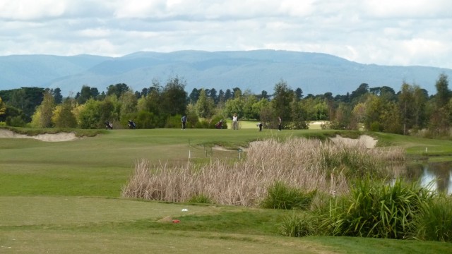 The 3rd tee at Yering Meadows Nursery Course