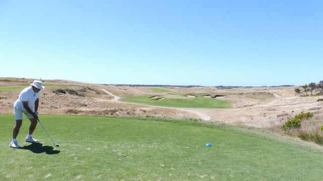 The 11th tee at The National Golf Club Ocean Course