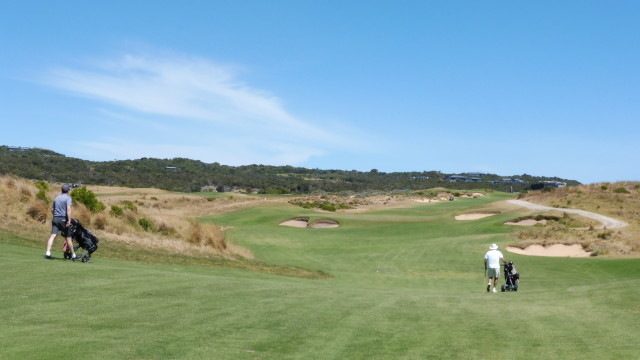 The 12th fairway at The National Golf Club Ocean Course