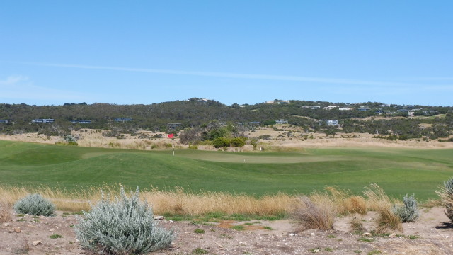 The 16th Green at The National Golf Club Ocean Course