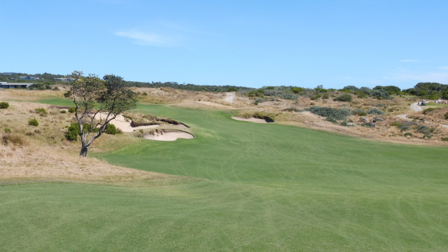 The 17th fairway at The National Golf Club Ocean Course