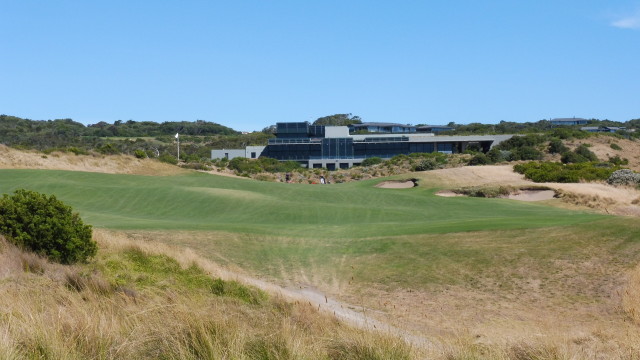 The 18th tee at The National Golf Club Ocean Course