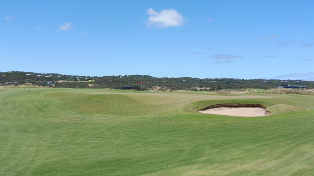 The 5th green at The National Golf Club Ocean Course