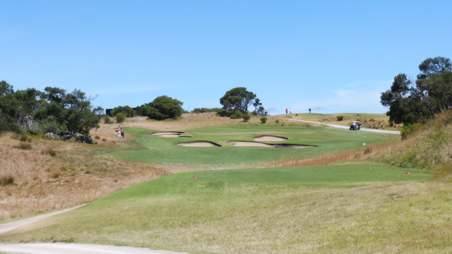 The 9th tee at The National Golf Club Ocean Course