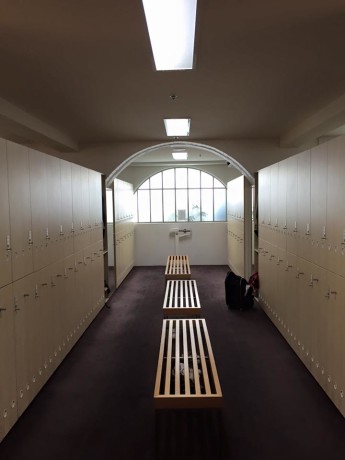 Locker room at Victoria Golf Club