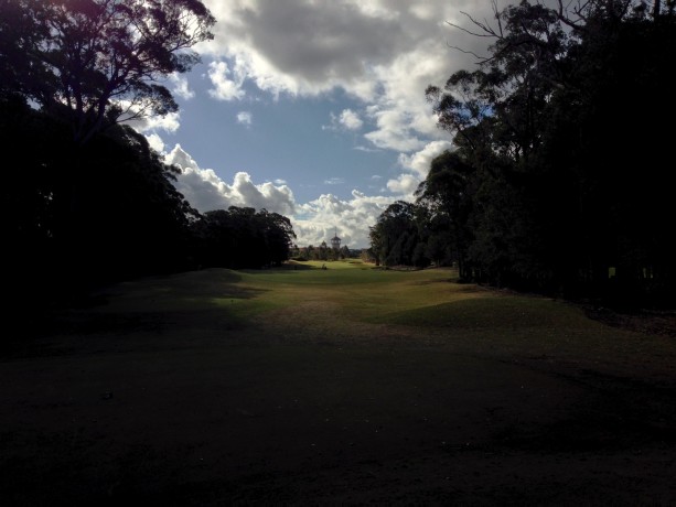 The 9th tee at Terrey Hills Golf Club