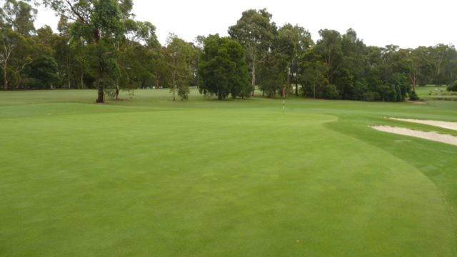 The 2nd green at Avondale Golf Club
