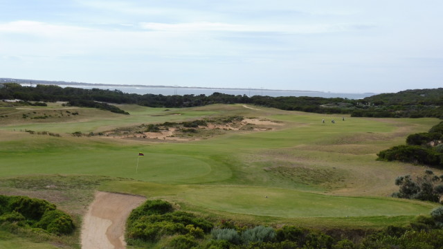 The 3rd hole at Barwon Heads Golf Club