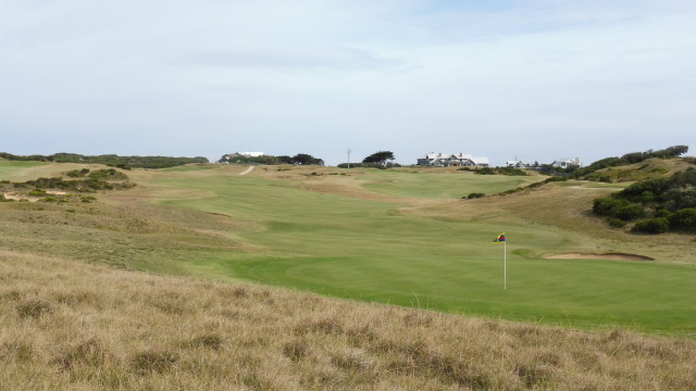 The 5th green at Barwon Heads Golf Club