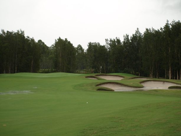 The 12th fairway at Pacific Dunes Golf Club