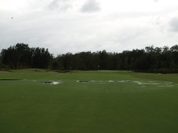 The 13th fairway at Pacific Dunes Golf Club