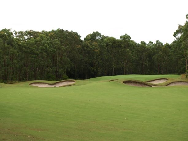 The 3rd fairway at Pacific Dunes Golf Club