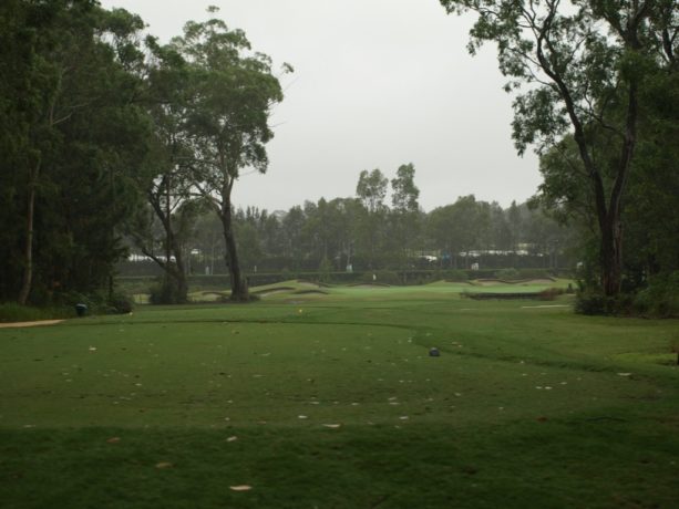 The 5th tee at Pacific Dunes Golf Club