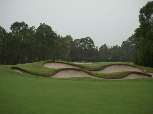 The 9th fairway at Pacific Dunes Golf Club