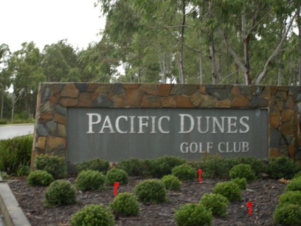 Entrance to Pacific Dunes Golf Club