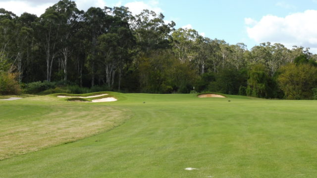 The 10th fairway at Riverside Oaks Golf Resort Bungool Course